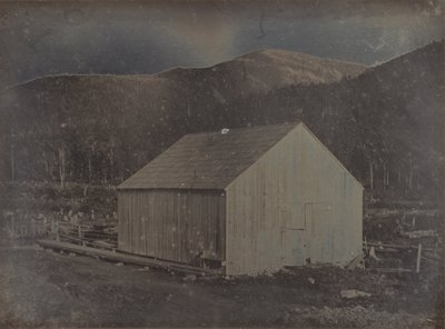 View of a Barn in New Hampshire by Samuel A. Bemis